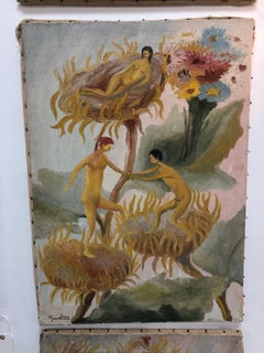 Vintage Triptych by Manuel