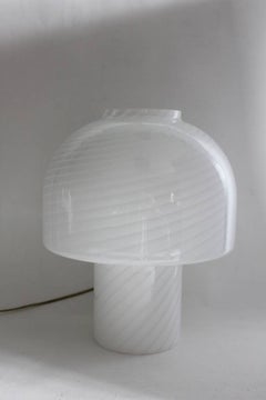 Large Murano Mushroom Table Lamp by Vistosi