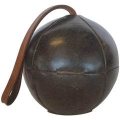 Vintage 1950s German Medicine Leather Ball