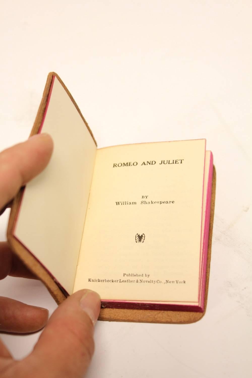 antique miniature shakespeare books