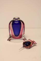 Large Italian Murano Glass Perfume Bottle