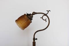 Antique Italian Bronze Desk Lamp