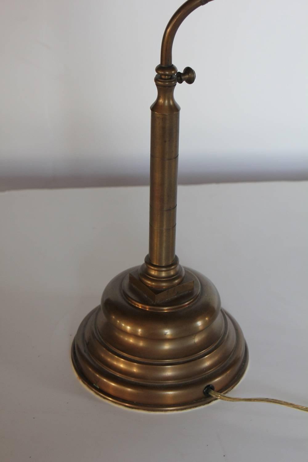 Antique Italian Bronze Desk Lamp For Sale at 1stdibs