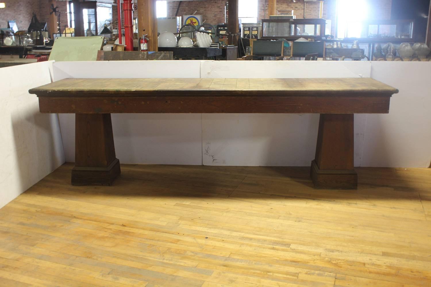 1900s American department store display table.