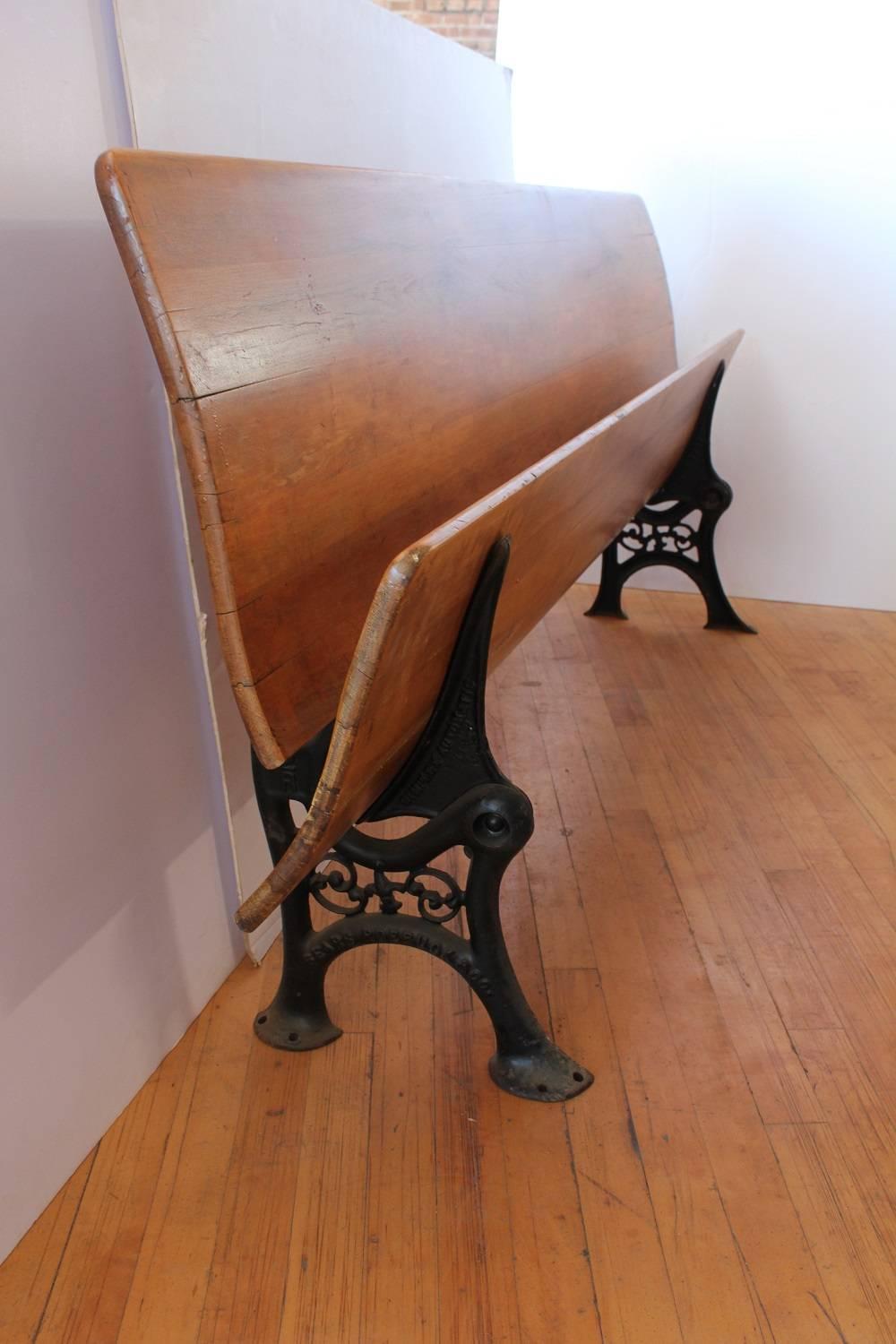 Antique American School Bench, More Available For Sale at 1stdibs