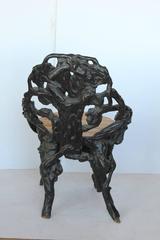 Stylish Antique Black Forest Chair