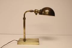 Antique Library Brass Desk Lamp