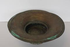 Large Antique Hand-Hammered Copper Bowl