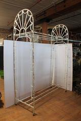 Antique American Hotel Coat and Luggage Rack