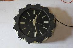 Rare Art Deco Aztec Neon Wall Clock