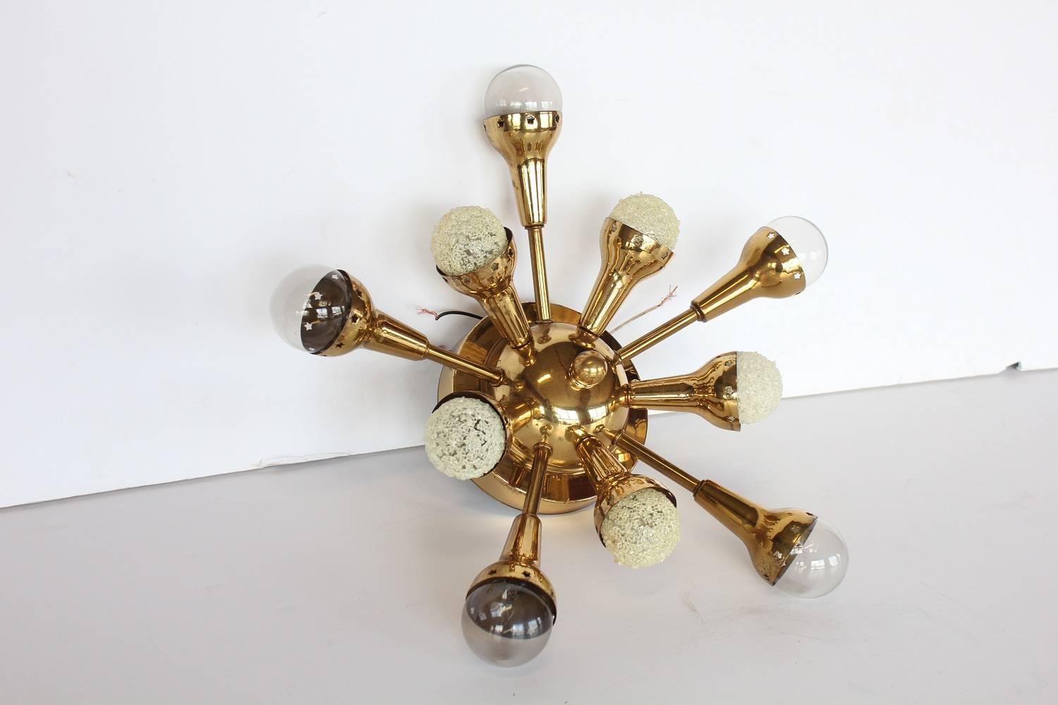 flush mount sputnik chandelier