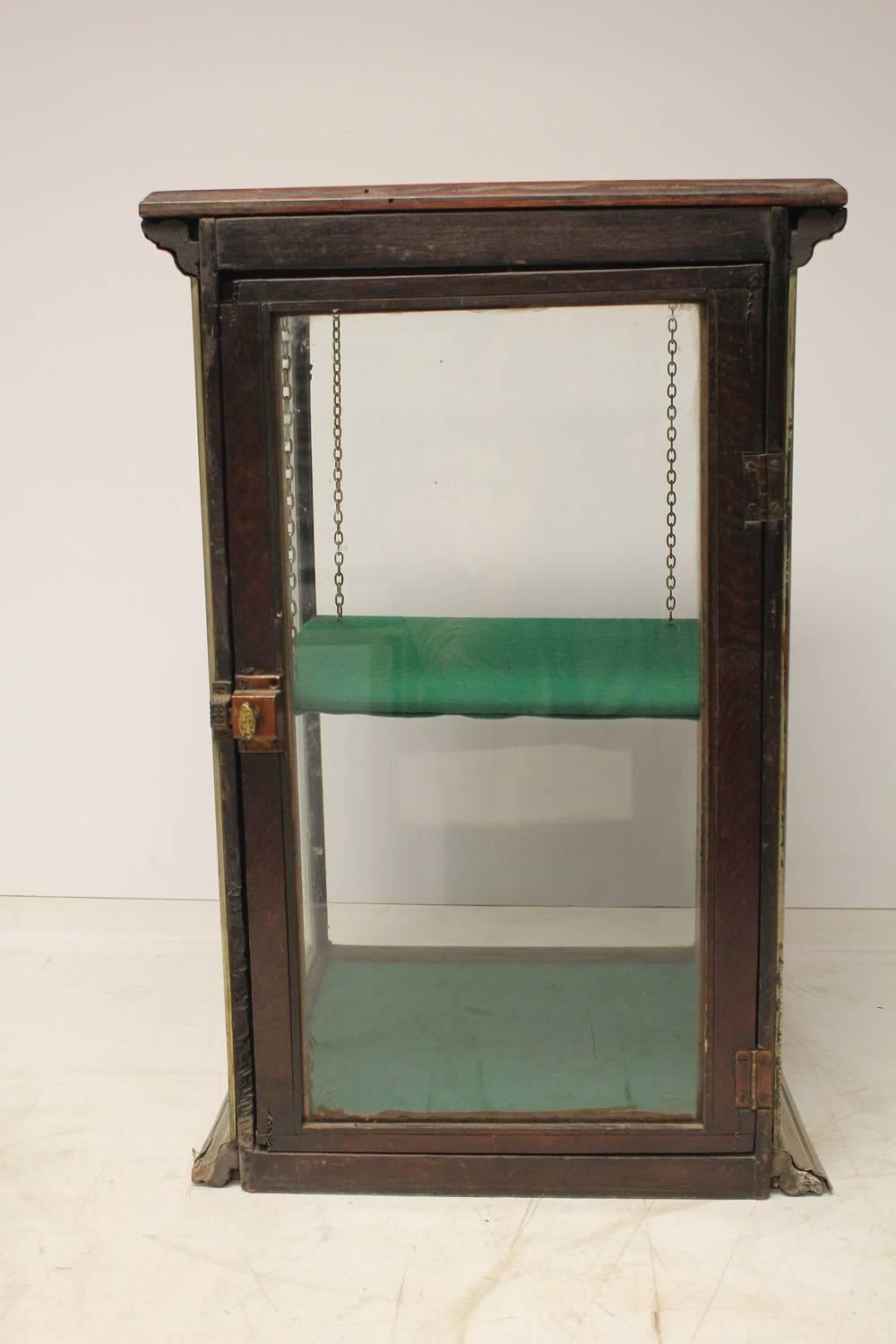Turn of the century tiered general store counter-top display showcase by Excelsior Showcase Works.