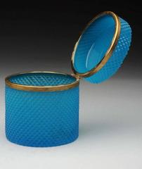 Stylish 1930s Cut Glass Hinged Box