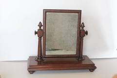 Large Antique Gentleman Vanity Mirror