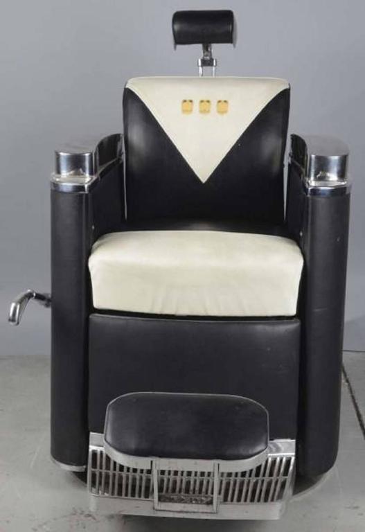 1950s mad men era koken president barber chair at 1stdibs