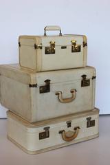 Stylish Vintage Vellum Suitcases