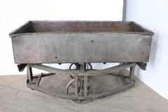 Antique American Industrial Bar Cart