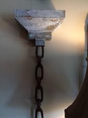 19th Century American Rain Chain with Downspout