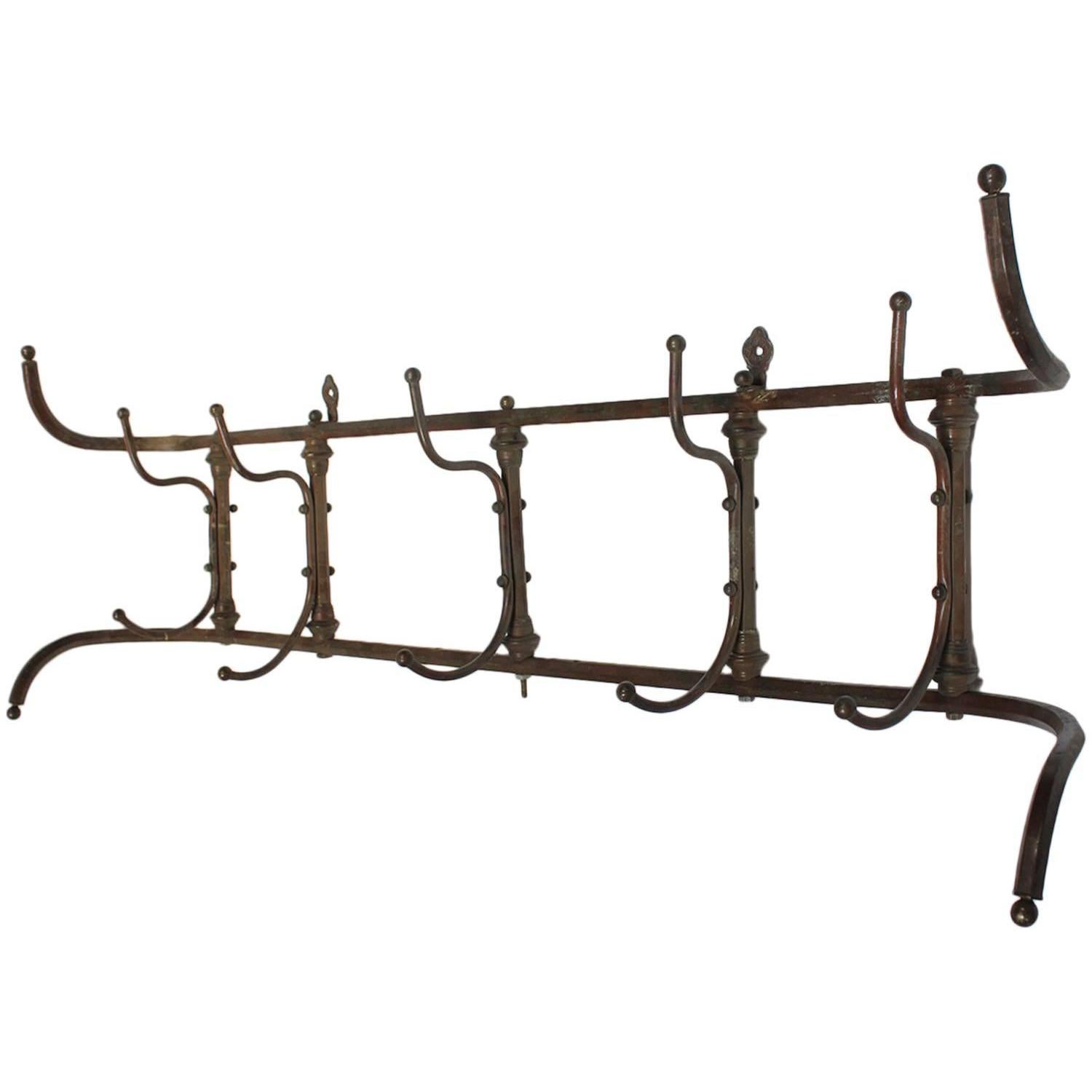 Antique Wall Coat Rack For Sale at 1stDibs