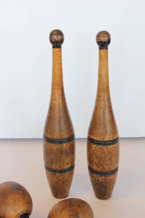 Antique Juggling Pins and Dumbbells For Sale at 1stDibs