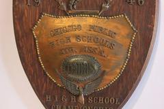 1946s Chicago Public High School Tennis Copper Trophy
