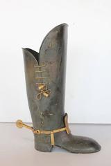 Stylish Mid-Century, Italian Brass Umbrella Stand