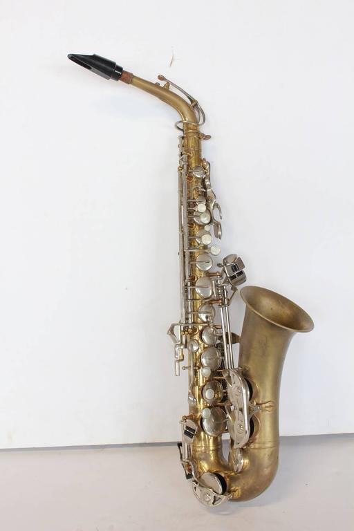 Vintage Selmer Brass Tenor Saxophone Bundy II For Sale at 1stDibs