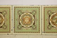 Art Nouveau Five Enamel Panel Drug Store Front