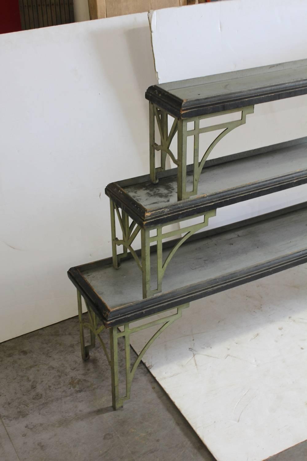 Art Deco stackable shelves or plant stands.