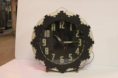 Art Deco American Aztec Neon Clock