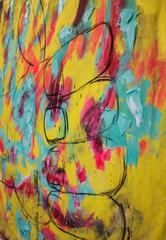 Large Modern Painting "California Hip" by Eric Stefanski