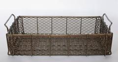 Industrial Metal Mesh Container with Handles