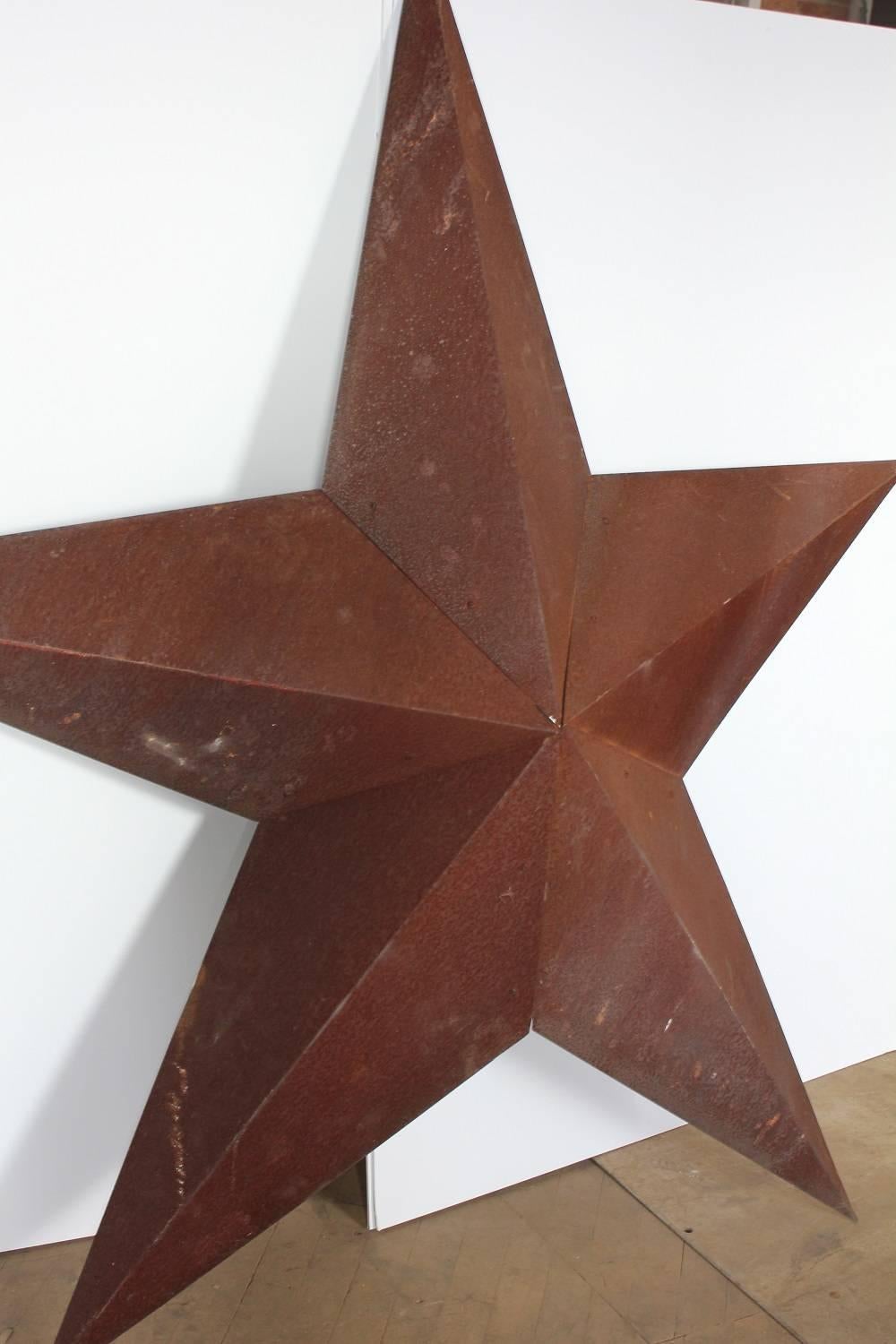 1930s American Folk Art metal star sculpture.