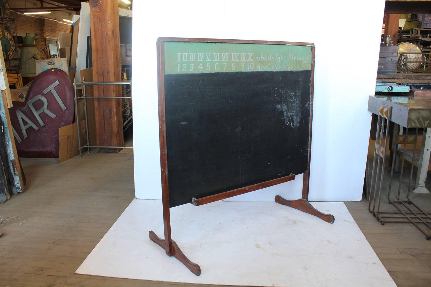 Vintage American Double Sided School Chalkboard at 1stDibs vintage