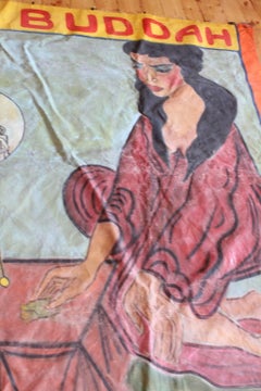 1950s Circus Sideshow Banner "Prince Buddah"