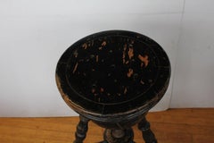 1900s French Artist's Adjustable Wood Stool