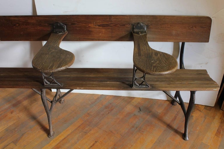 Antique American School Bench at 1stDibs