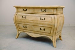 1900s Italian Embossed Leather Dresser