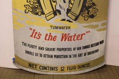 Oversized 1950s Hand-Painted Advertising Sign for Olympia Beer