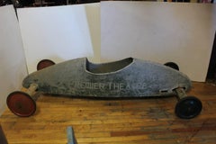 Early 20th Century Soap Box Derby Tin Car