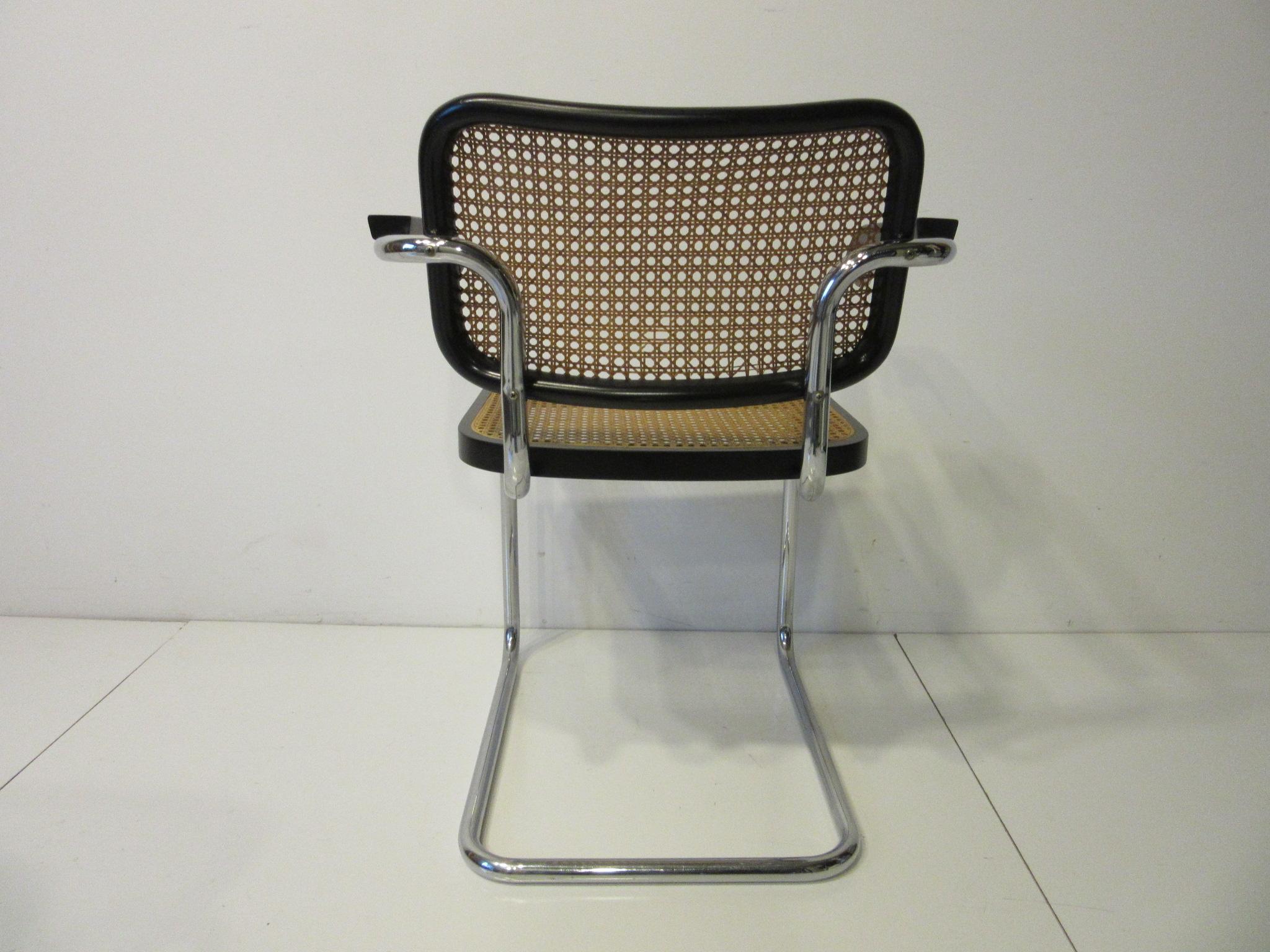 Marcel Breuer Cesca Armchairs Italy In Good Condition In Cincinnati, OH