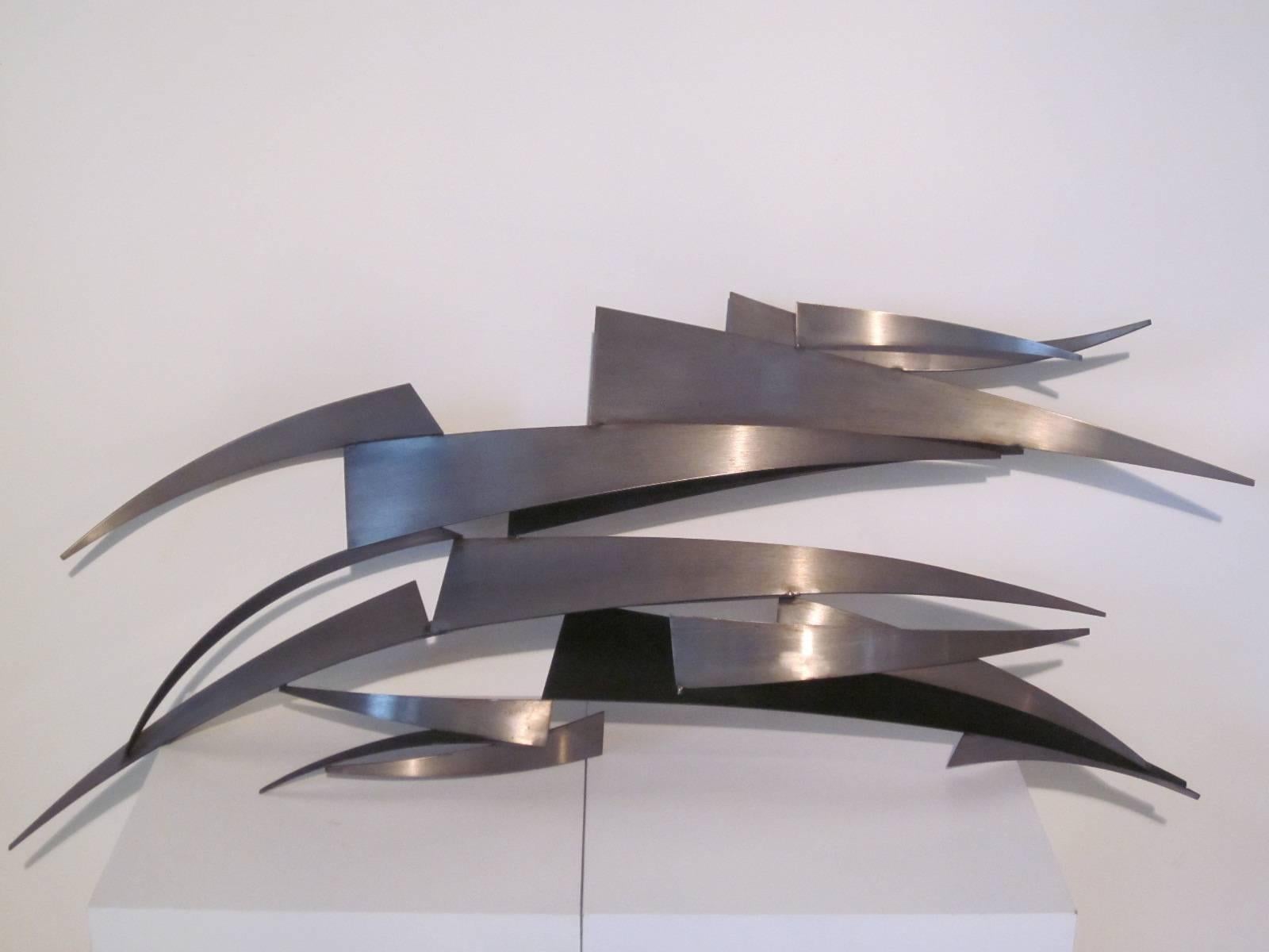 Curtis Jere Stainless Steel Wall Sculpture 1