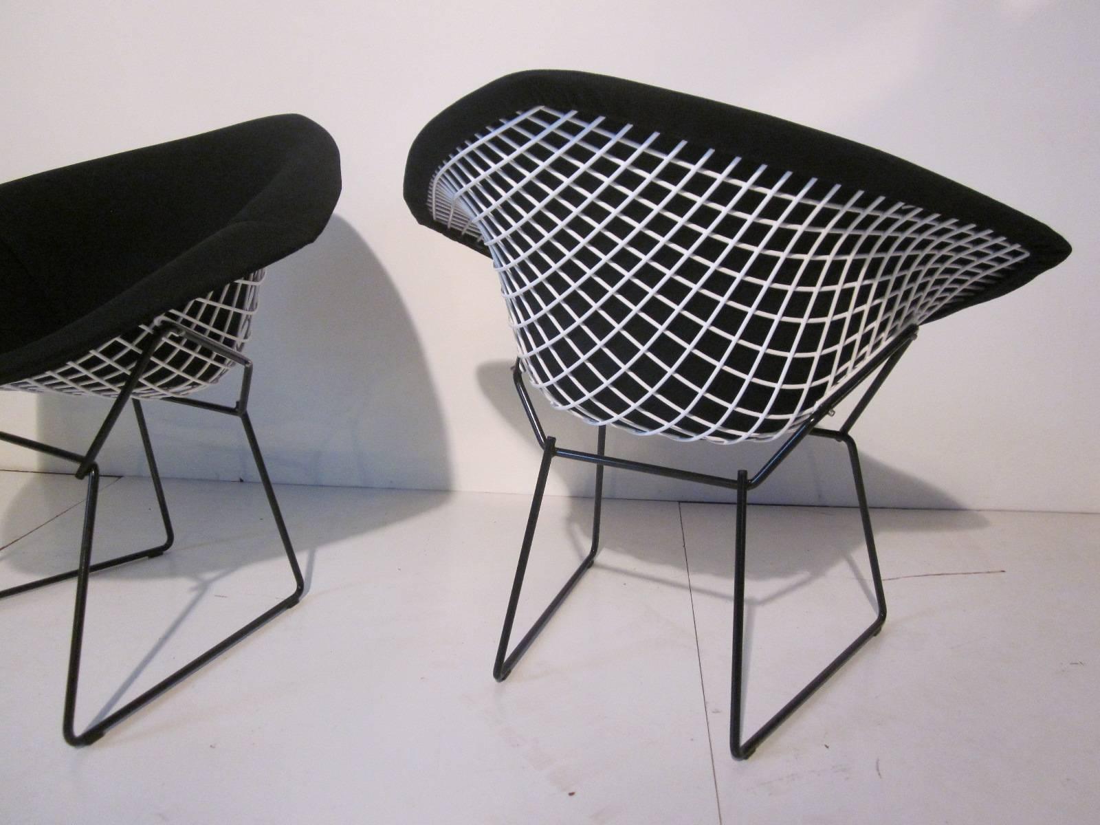 Modern Harry Bertoia Small Wire Diamond Chairs for Knoll