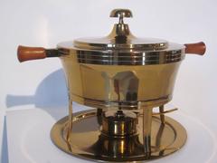 Tommi Parzinger Mid Century Chaffing Serving Dish for Dorlyn Silversmiths