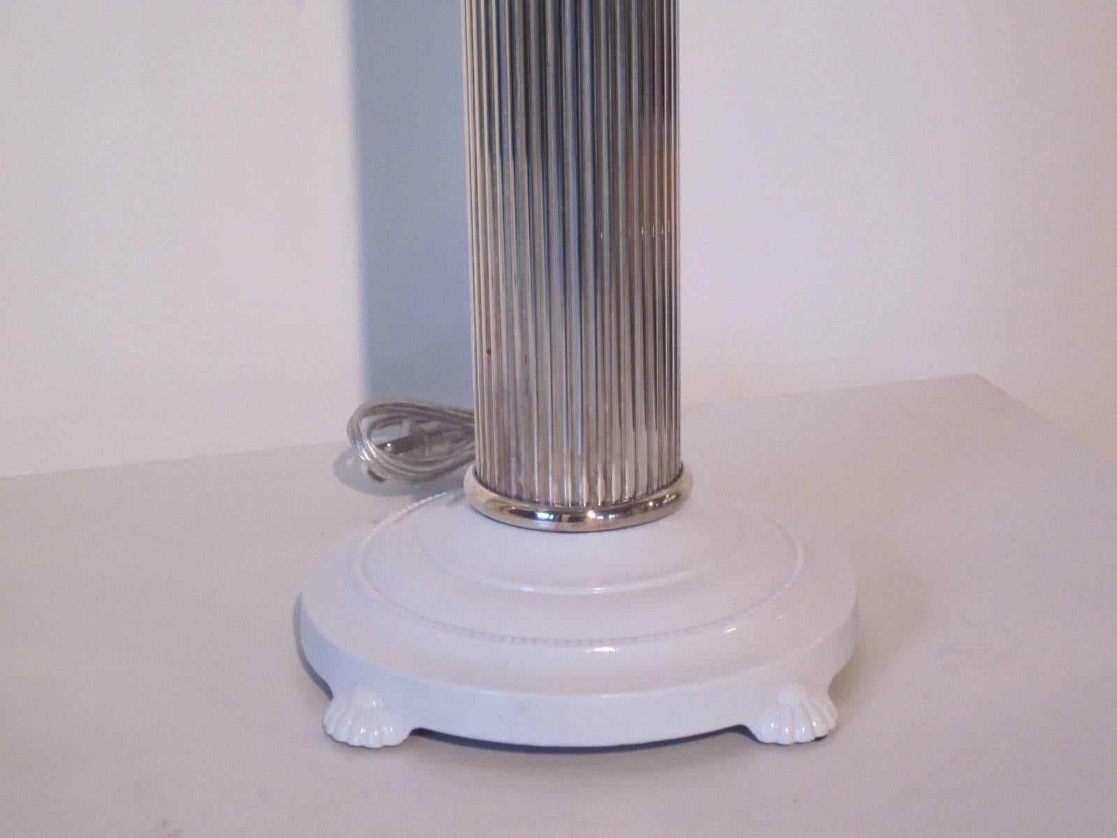 American Silver Plated Table Lamps