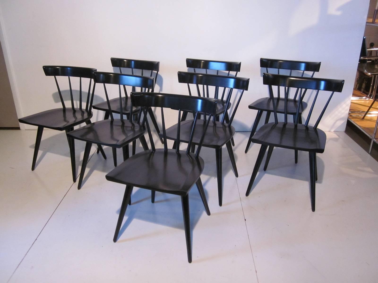 Eight Paul McCobb Planner Group Dining Chairs 2