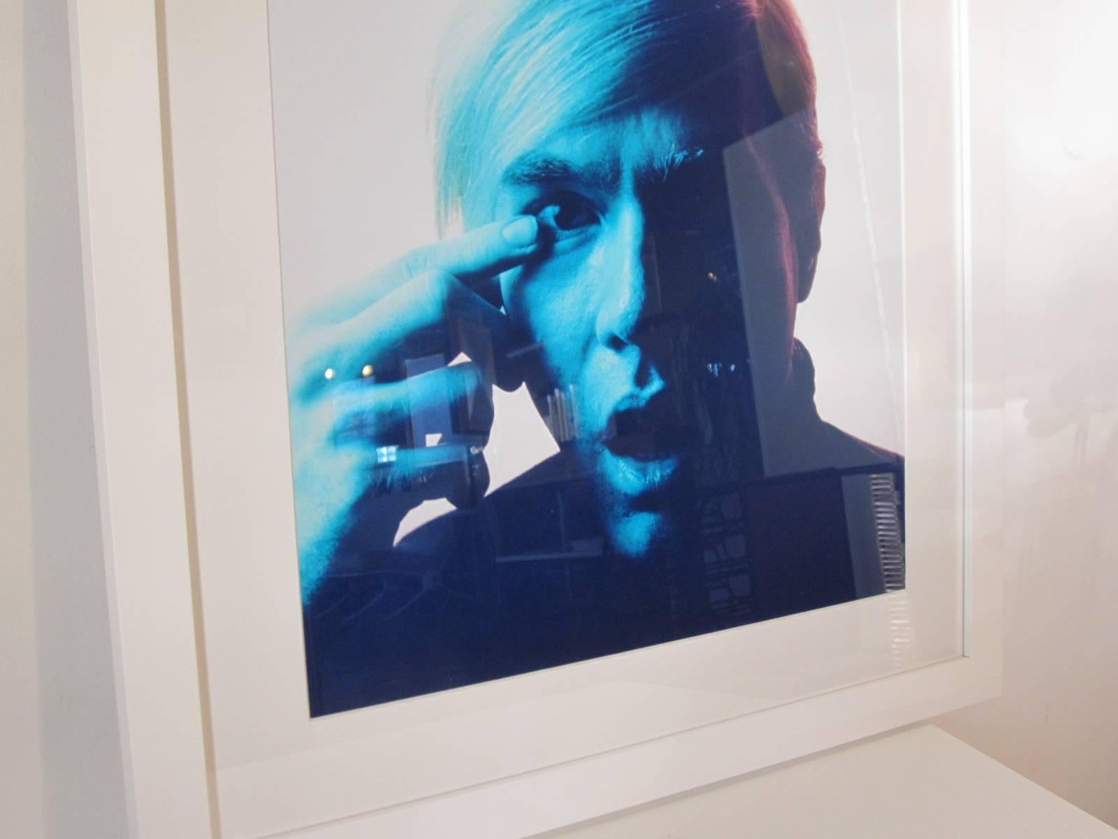 Andy Warhol, 1968 Portrait by Philippe Halsman In Excellent Condition In Cincinnati, OH