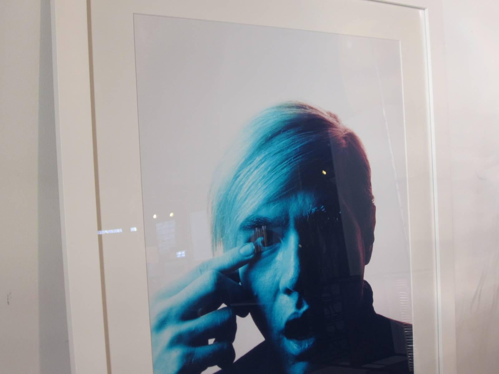 Modern Andy Warhol, 1968 Portrait by Philippe Halsman