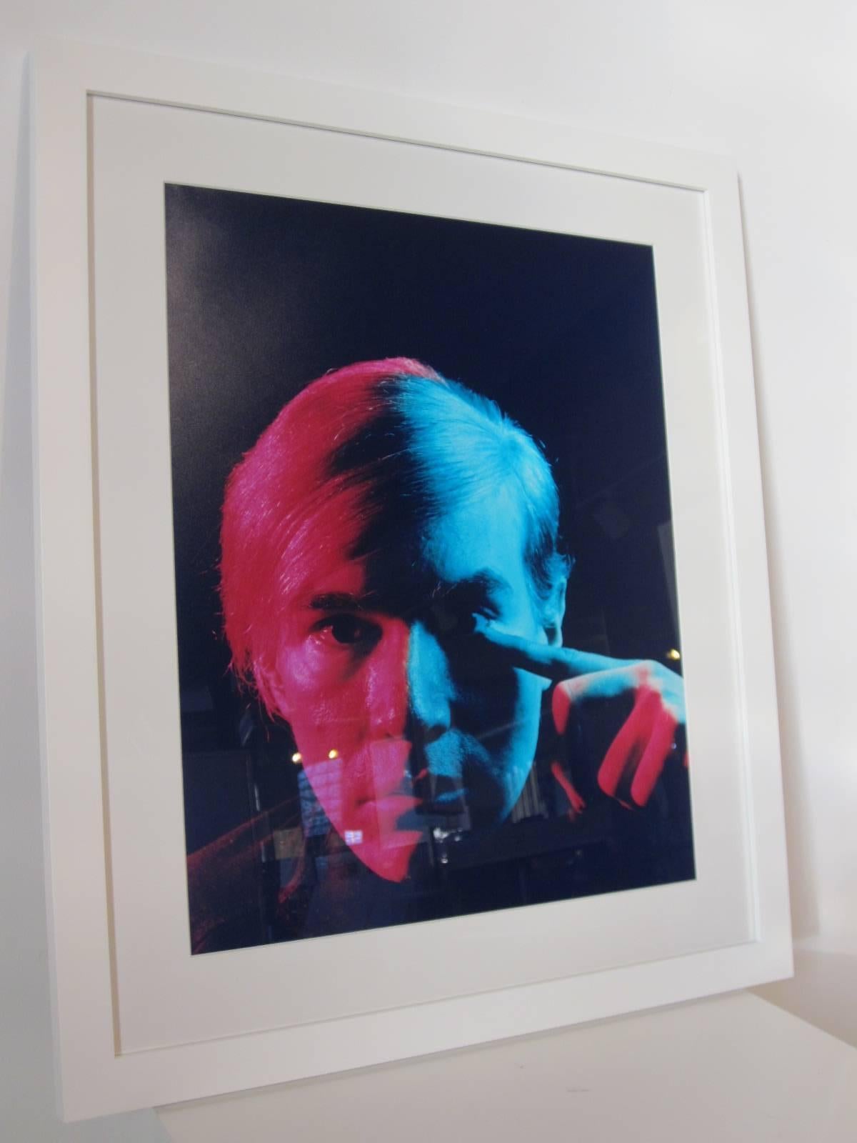 American Andy Warhol 1968 Portrait by Philippe Halsman For Sale