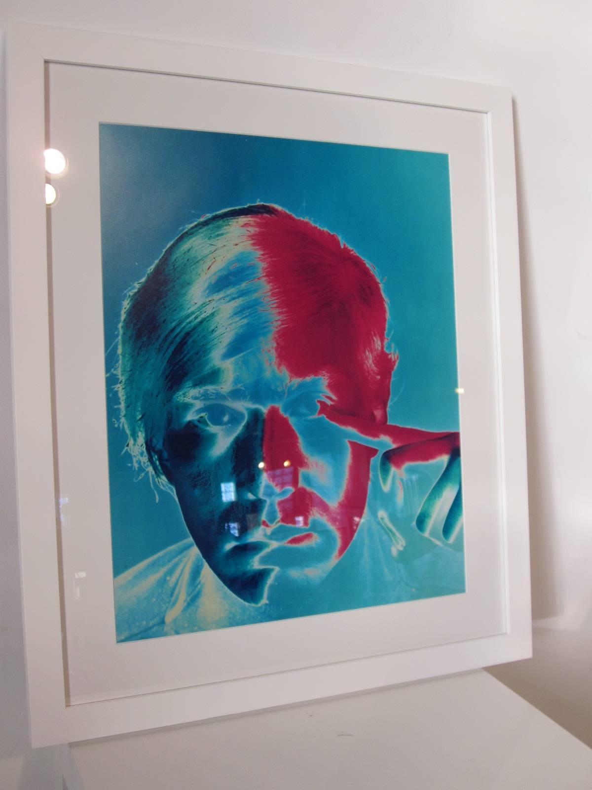 Andy Warhol 1968 Portrait by Philippe Halsman In Excellent Condition In Cincinnati, OH